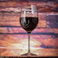 Waterford Crystal, Bride & Groom Wedding Date Wine Glass