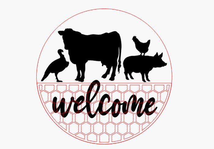 Welcome farm animals