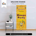 mango party decoration ideas welcome standee banner