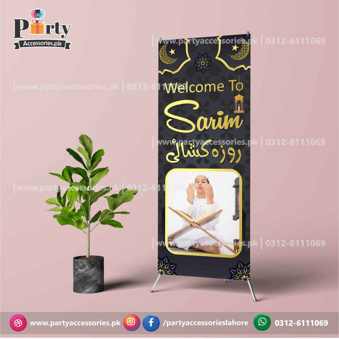 roza kushai welcome standee