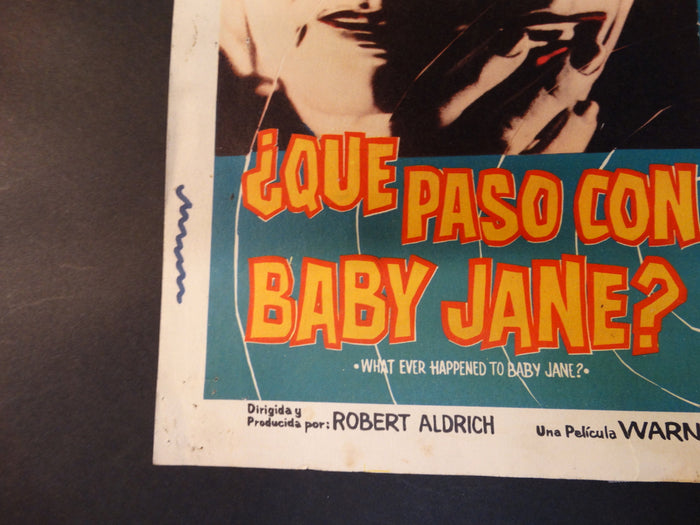 Whatever Happened to Baby Jane (Que Paso Con Baby Jane?) lobby card