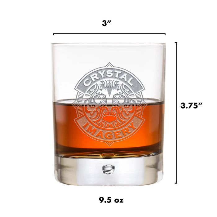 Whiskey Glass Engraved