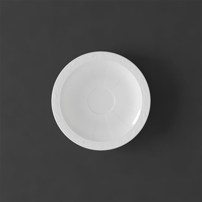 White Pearl Saucer for Espresso Cup 13cm