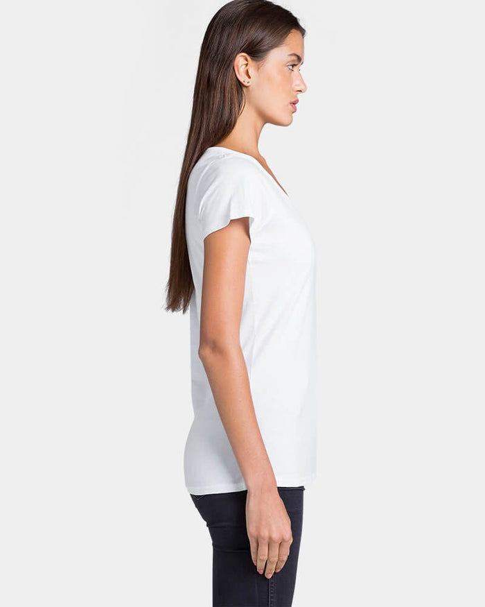 WORDMARK Bevel White Tee with Relentless Gold Logo
