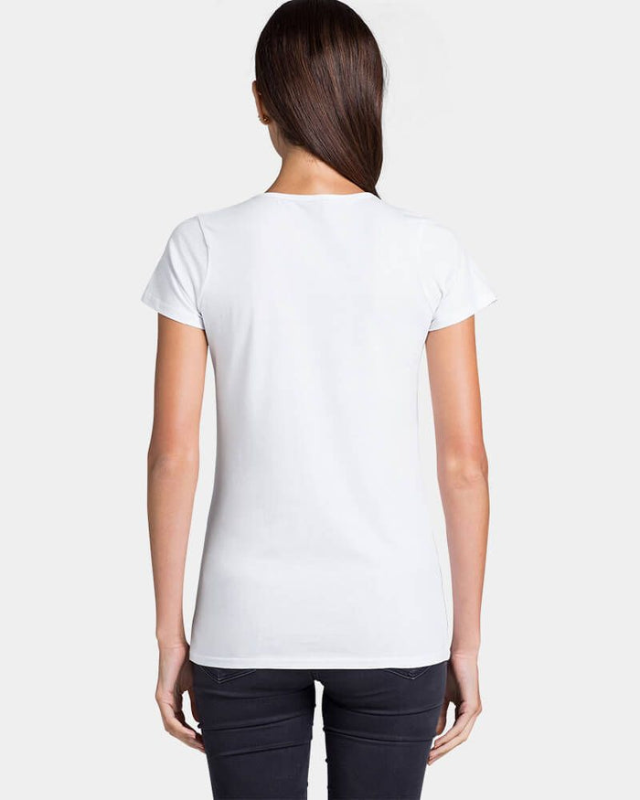 WORDMARK Bevel White Tee with Relentless Gold Logo