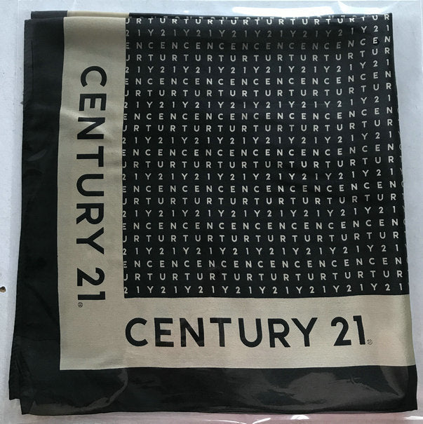 Wordmark Square 100% Silk Scarf