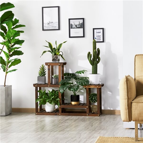 Wood Plant Stand