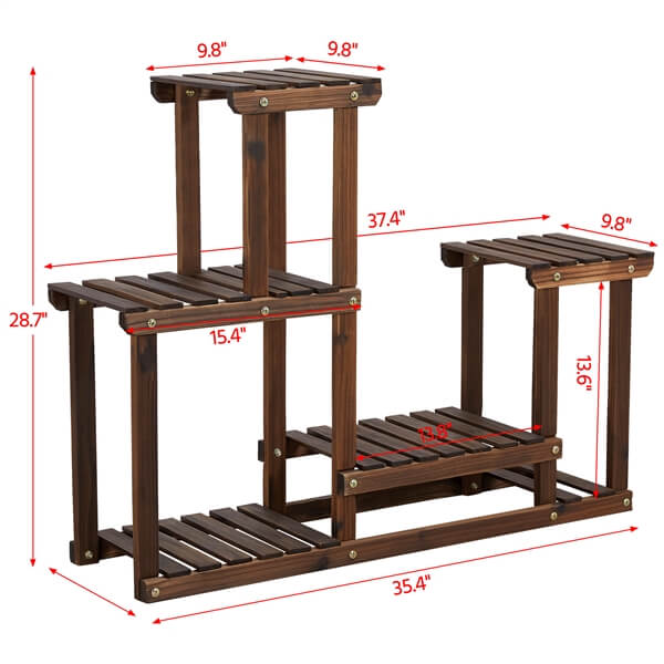Wood Plant Stand