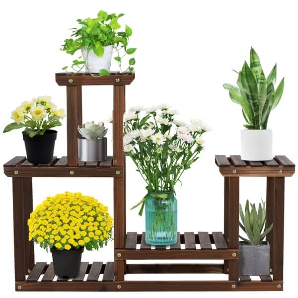 Wood Plant Stand