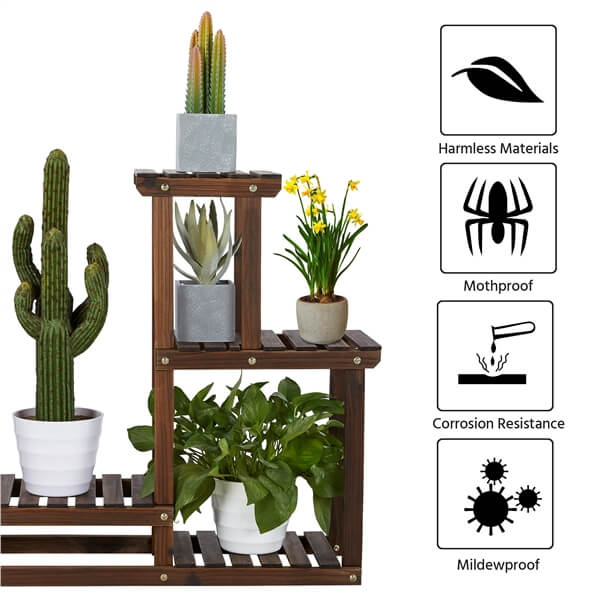 Wood Plant Stand