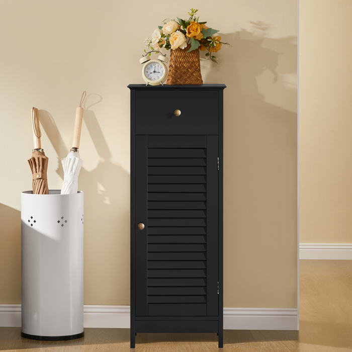Yaheetech 34.5″ Tall Narrow Bathroom Cabinet