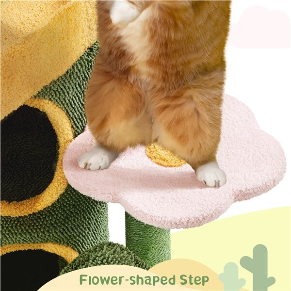 48.5″ H Oasis-themed Cat Tree
