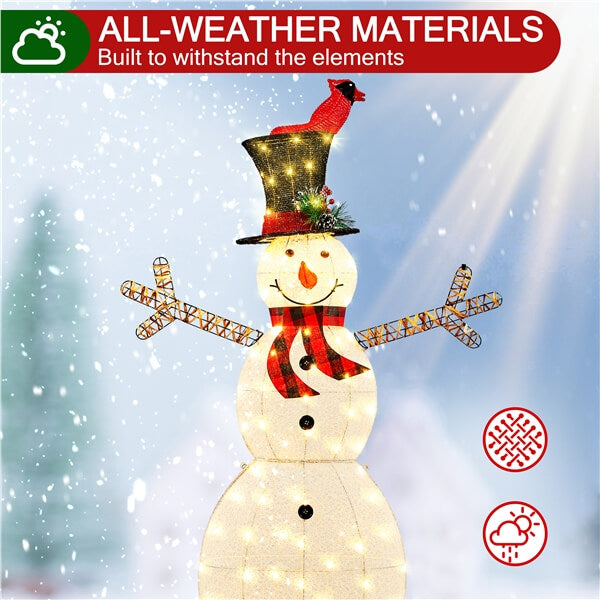 light up snowman for outdoors