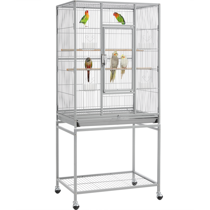 Yaheetech  53.5″H Mobile Large Parrot Cage with Stand
