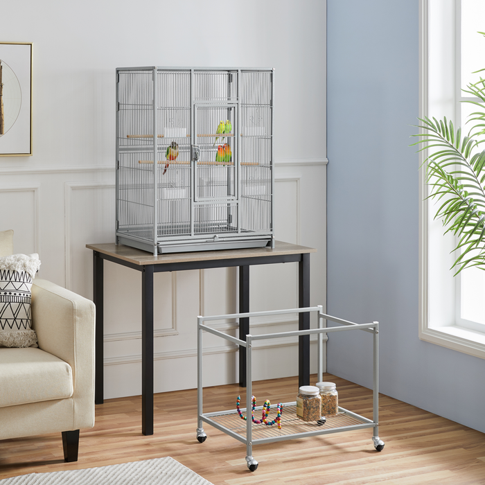 Yaheetech  53.5″H Mobile Large Parrot Cage with Stand