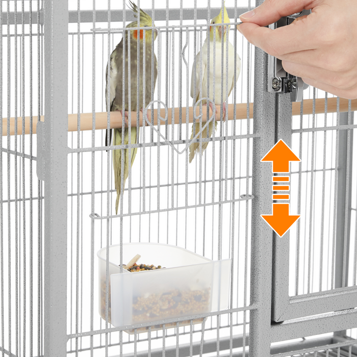 Yaheetech  53.5″H Mobile Large Parrot Cage with Stand