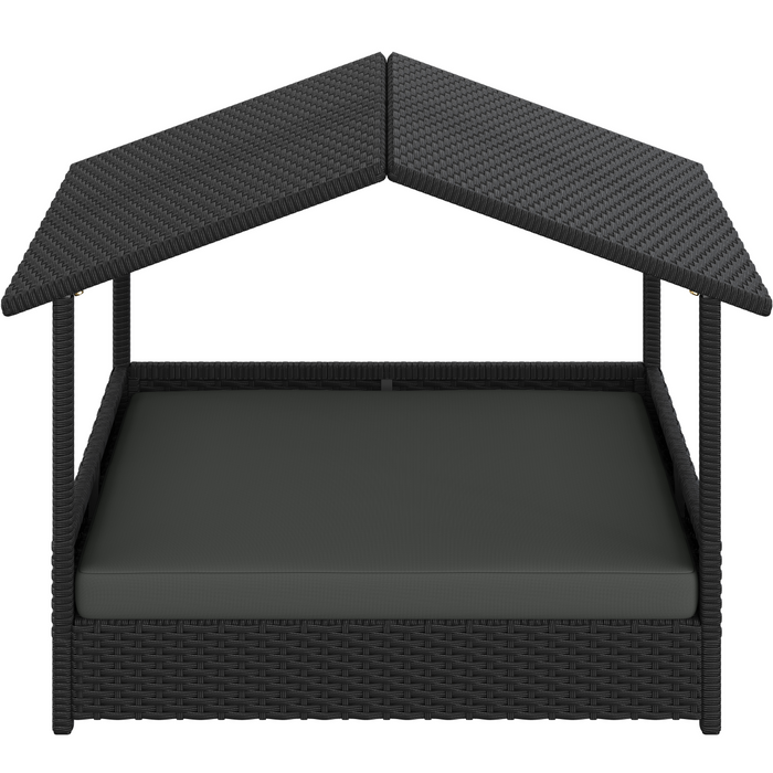 Yaheetech Outdoor Rattan Pet House