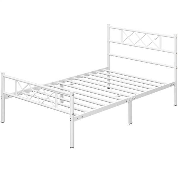Yaheetech Simple Metal Platform Bed Frame Mattress Foundation
