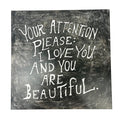 Your Attention Please Art Poster