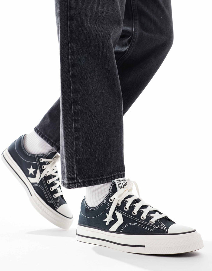 Zapatillas Converse Star Player 76 OX Negro Blanco