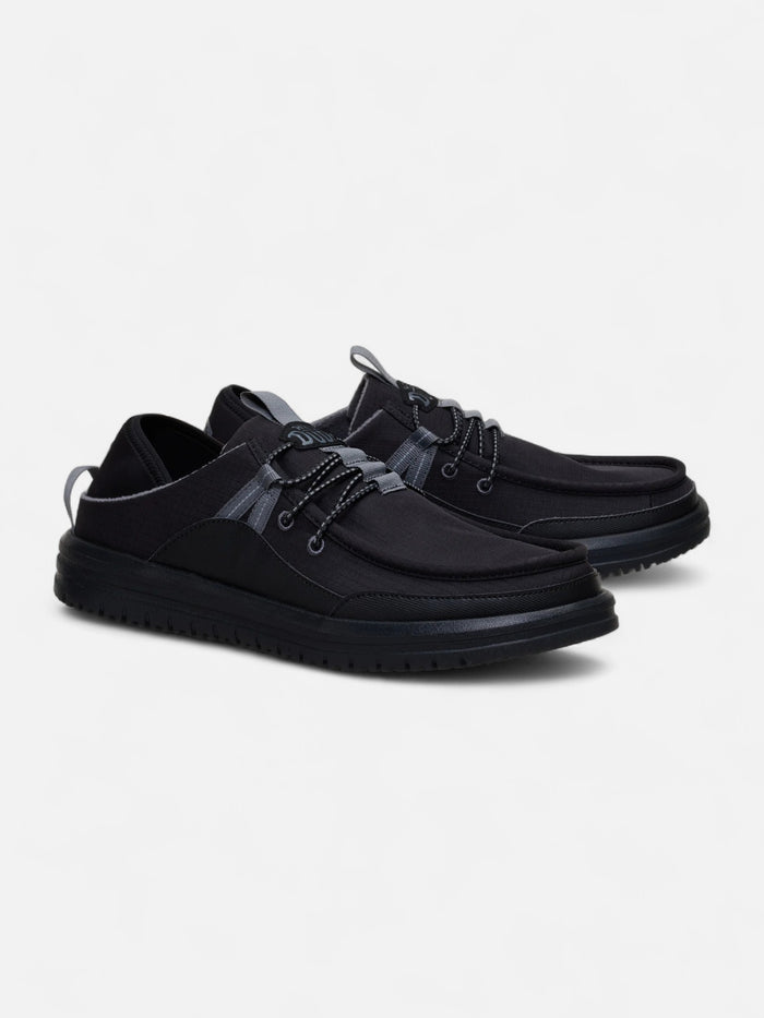Zapatos Hey Dude Bradley Blipper Nylon Negro