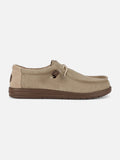 Zapatos Hey Dude Wally Stretch Canvas Block Marron