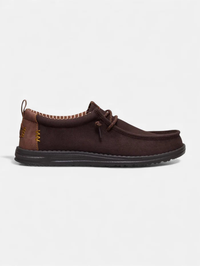 Zapatos Hey Dude Wally Vintage Classic Marrón