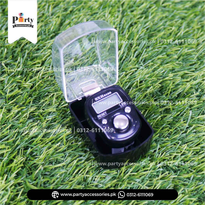 Zikar Tasbeeh digital counter with LED | Pack of 6 pcs (multi colored)